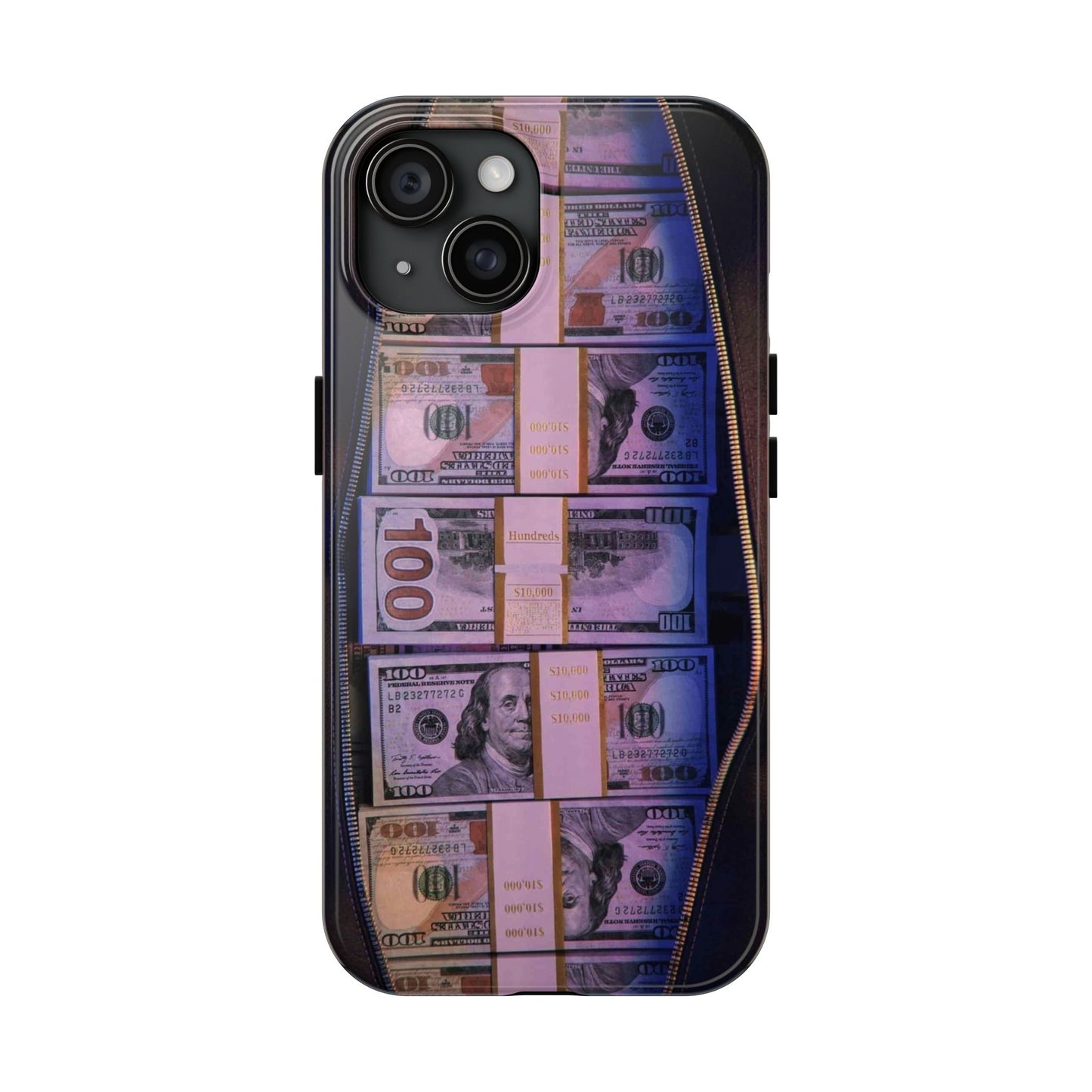 Money in The Bag iPhone Cases - Dollars in the bag