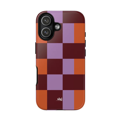 Plum Patchwork Phone Case