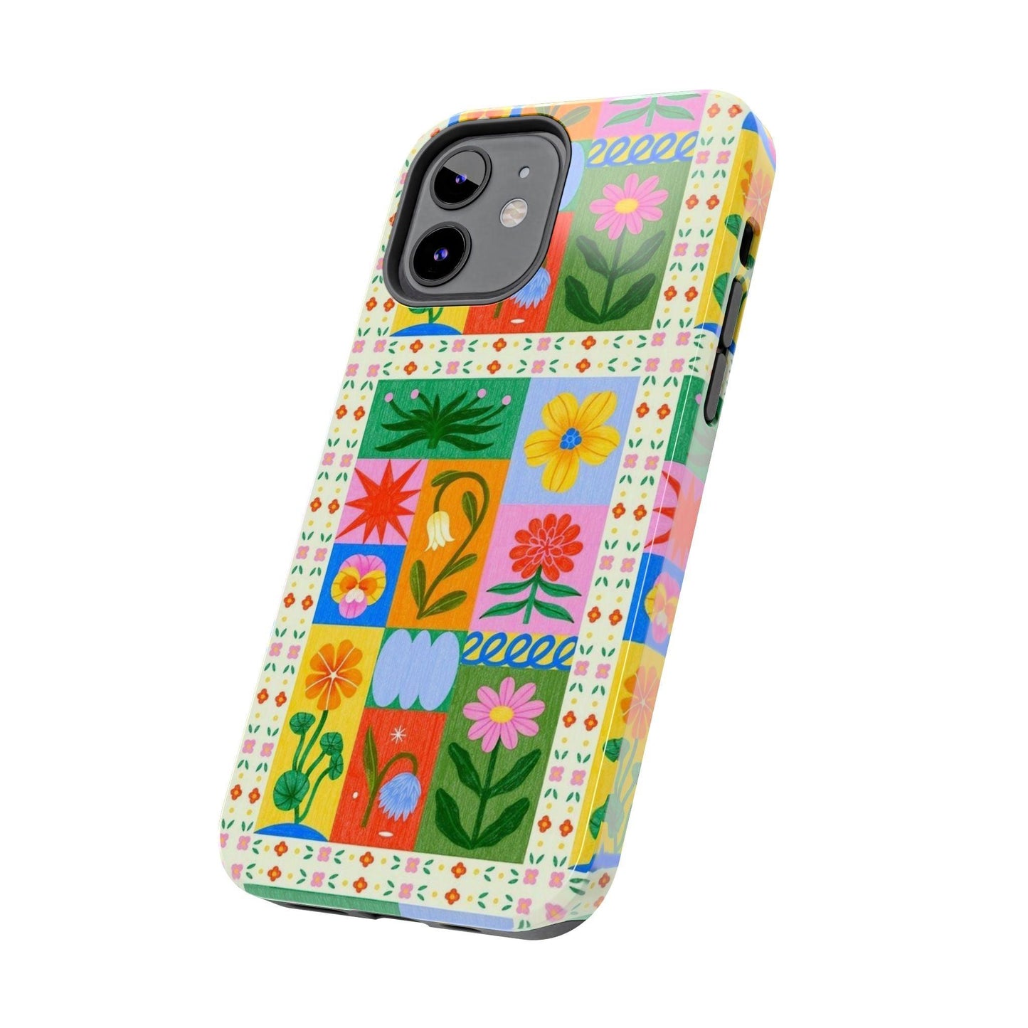 Flower Garden Paradise Tough iPhone Cases