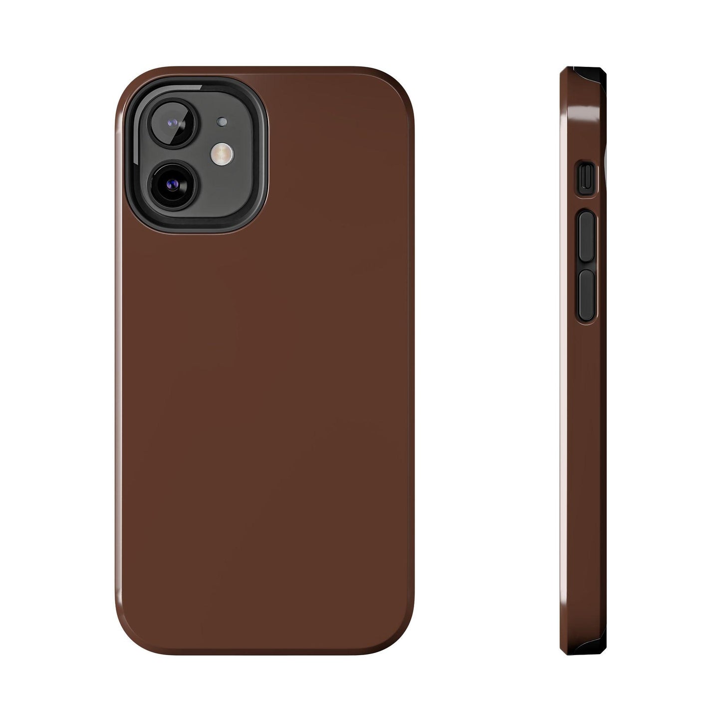 The Basics Coffee Brown iPhone Cases - The Basics Collection