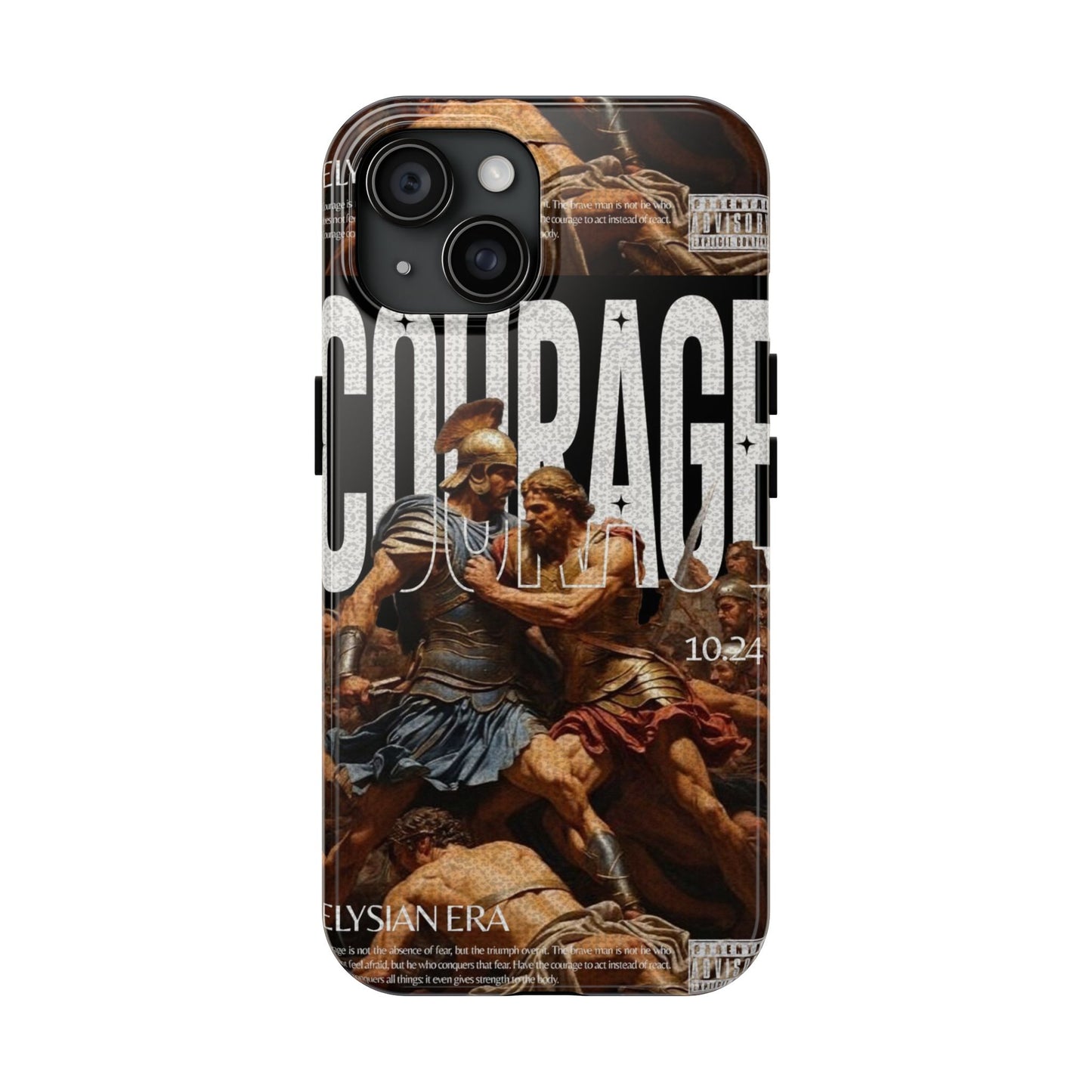 Courage Battle Scene iPhone Cases