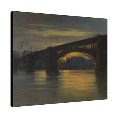 The Bridge by Frederick Oakes Sylvester - Matte Canvas, Stretched, 0.75"