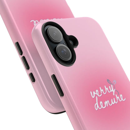 Verry Demure Aura Tough iPhone Cases