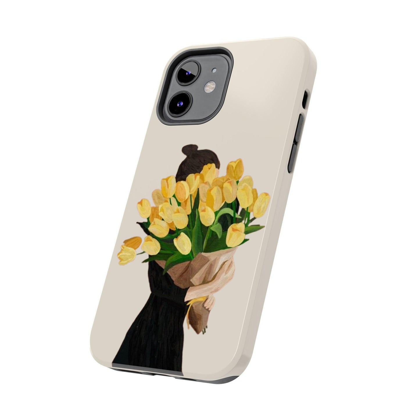 Golden Blooms: Femme Elegance Edition Tough Phone Cases