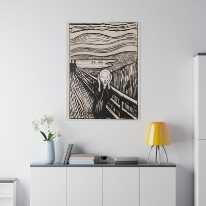 The Scream (1895) by Edvard Munch - Matte Canvas, Stretched, 0.75"