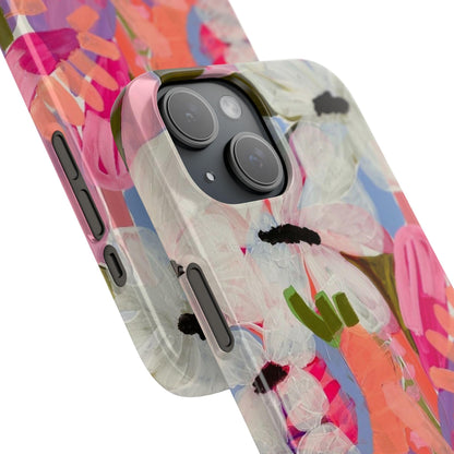 Blossoming Grace Floral Snap iPhone Cases