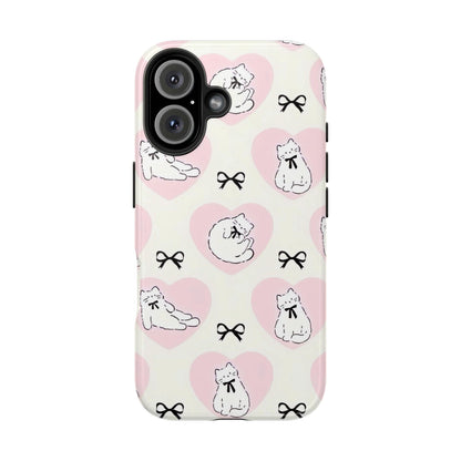 Kitty Love Affair Tough iPhone Cases