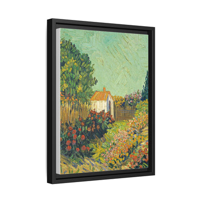 Vincent van Gogh's Landscape (ca. 1925-1928) - Matte Canvas, Black Framed