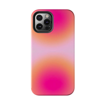 Sunset Glow Tough iPhone Cases with dual layer protection