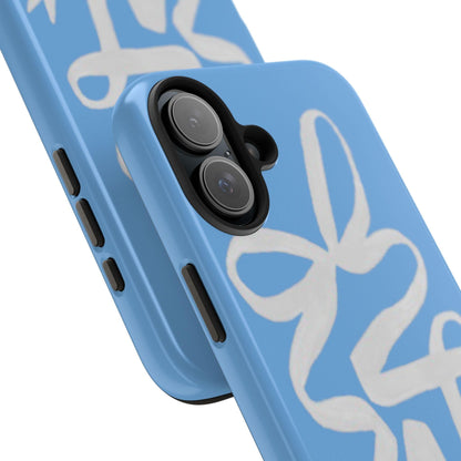 Bow in Blue Cute iPhone Cases