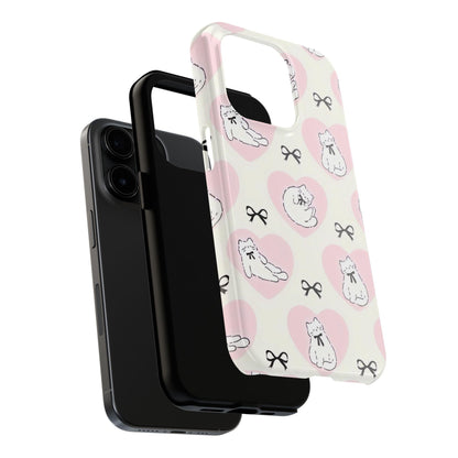 Kitty Love Affair Tough iPhone Cases