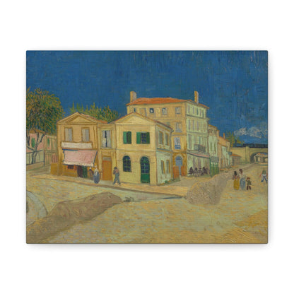 The Yellow House by Vincent Van Gogh - Canvas Gallery Wraps