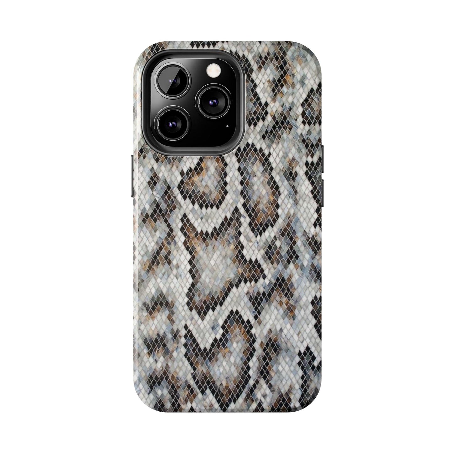 Crawler in Grey Mosaic Tough iPhone Cases