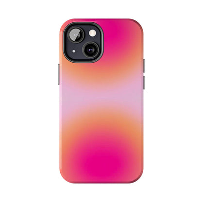 Sunset Glow Tough iPhone Cases with dual layer protection