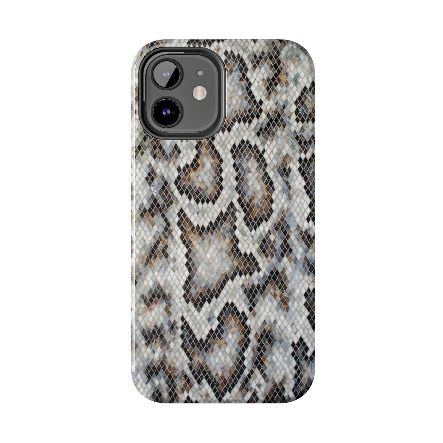 Crawler in Grey Mosaic Tough iPhone Cases