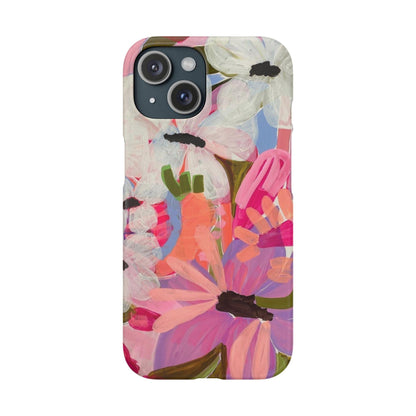 Blossoming Grace Floral Snap iPhone Cases