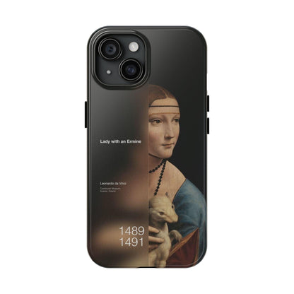 Da Vinci's Ermine Elegance Tough iPhone Cases