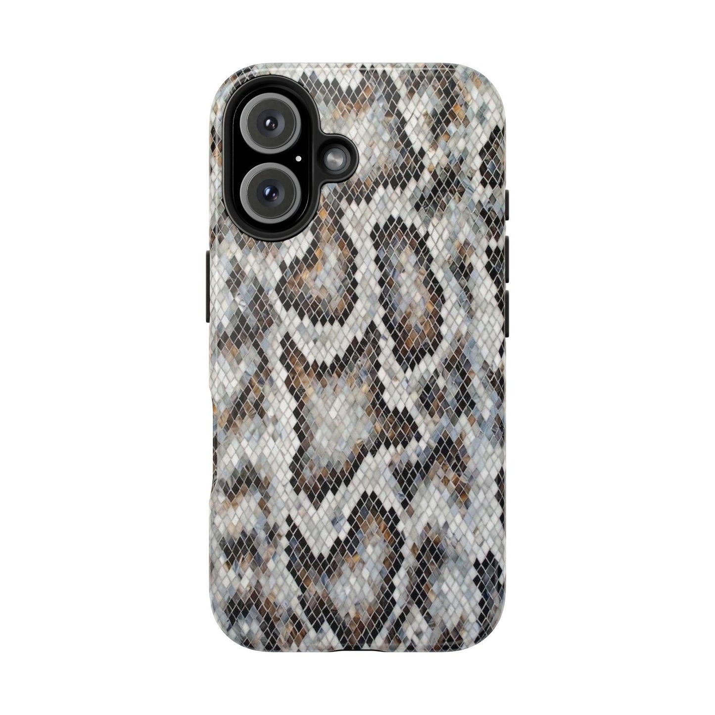 Crawler in Grey Mosaic Tough iPhone Cases