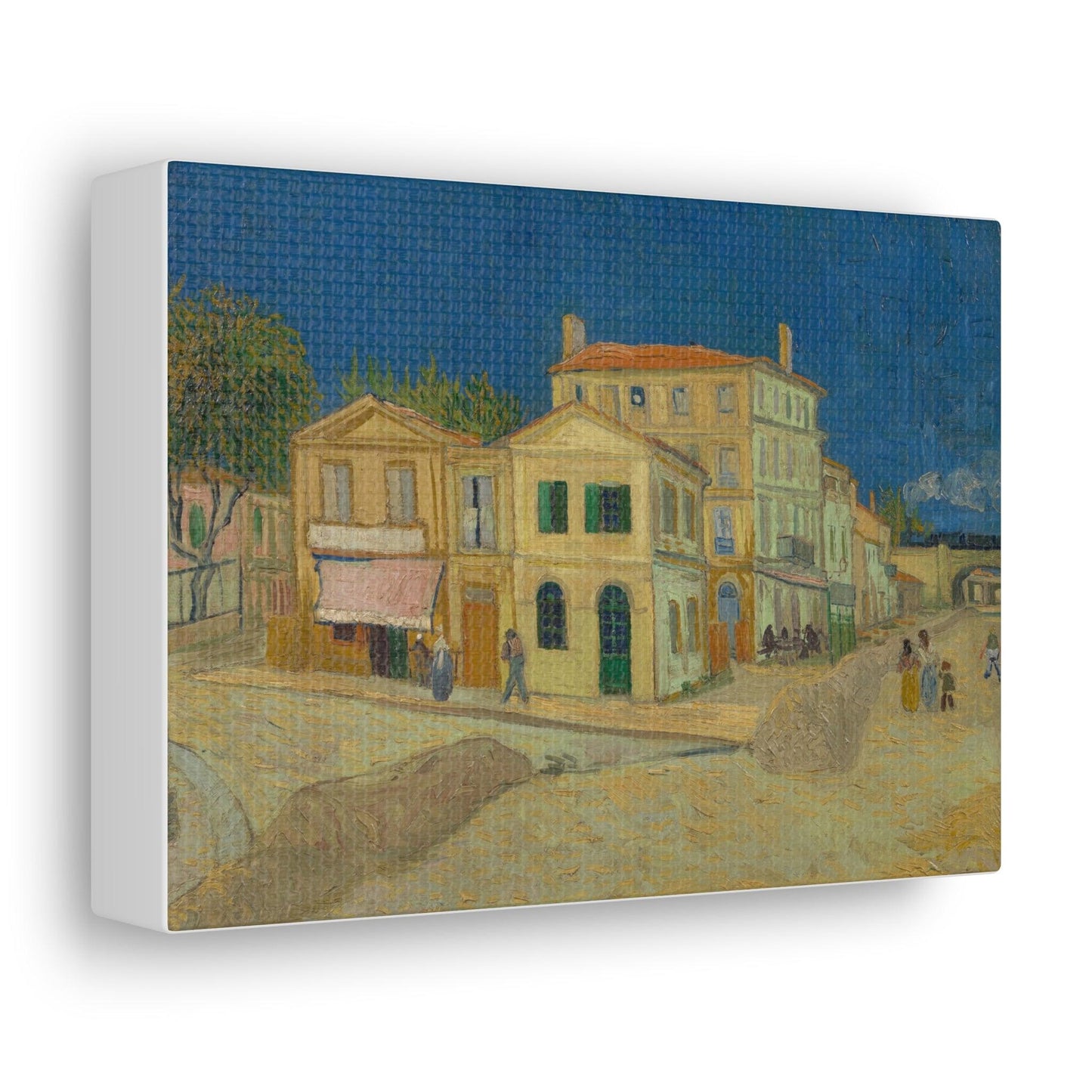 The Yellow House by Vincent Van Gogh - Canvas Gallery Wraps