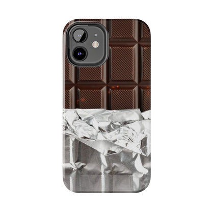 Chocolate with Silver Wrap iPhone Cases