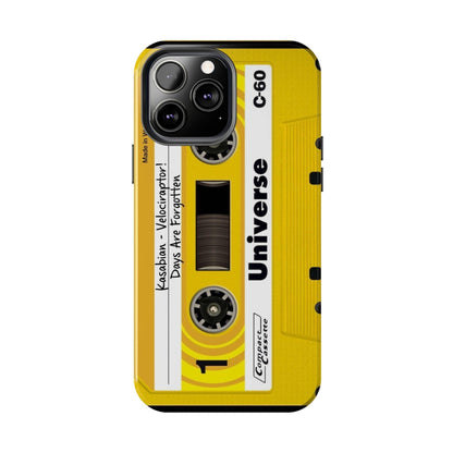 Retro Yellow Cassette Tape iPhone Cases