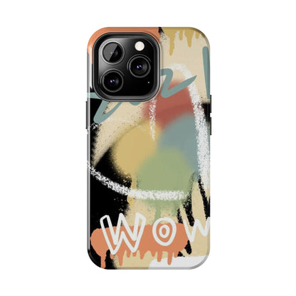 Abstract Splash: Wow Edition Tough iPhone Cases