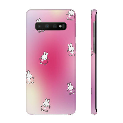 The Bunny Aura Pink Snap Cases