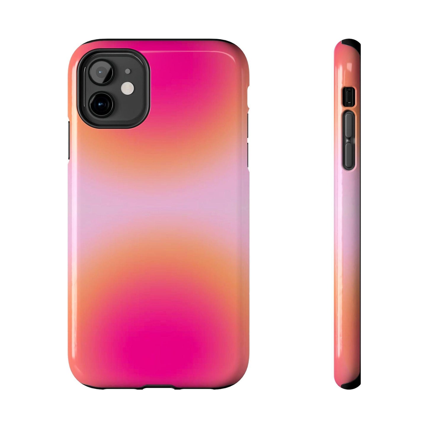 Sunset Glow Tough iPhone Cases with dual layer protection