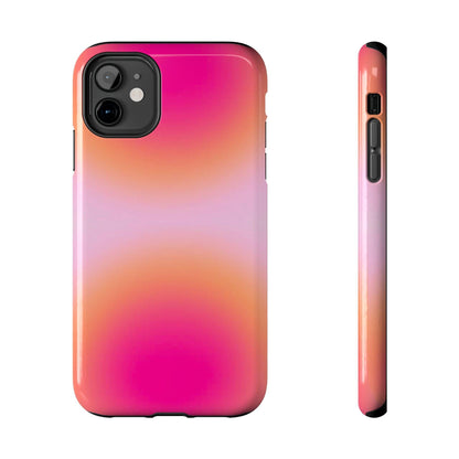 Sunset Glow Tough iPhone Cases with dual layer protection