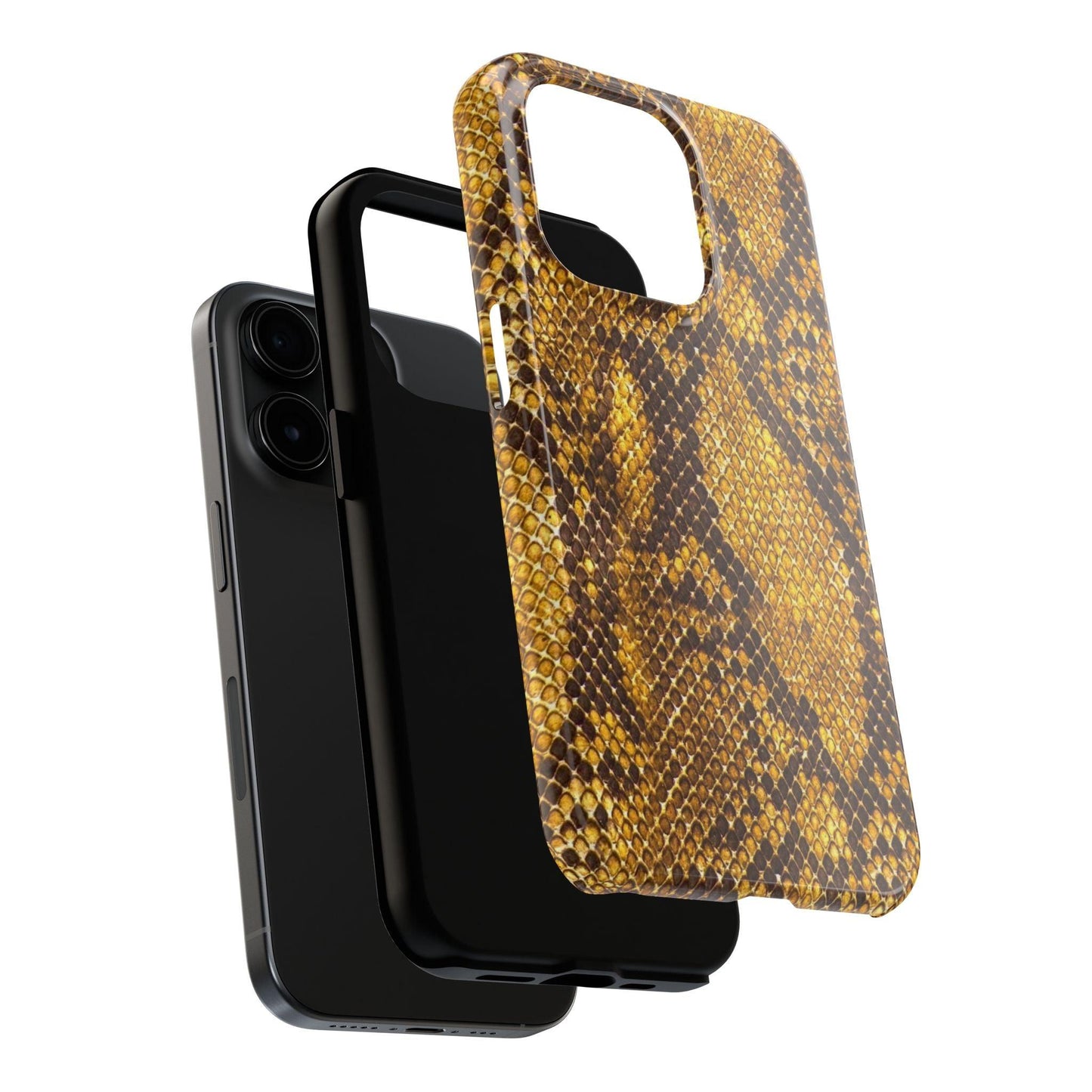 Golden Viper Scales Tough iPhone Cases