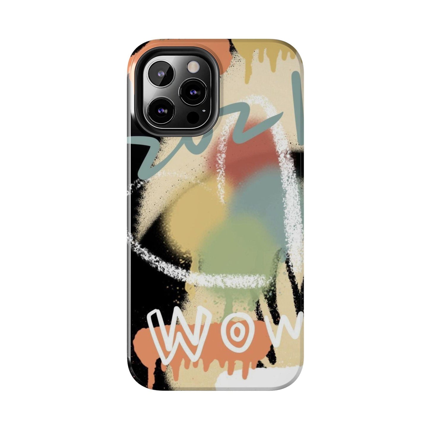 Abstract Splash: Wow Edition Tough iPhone Cases