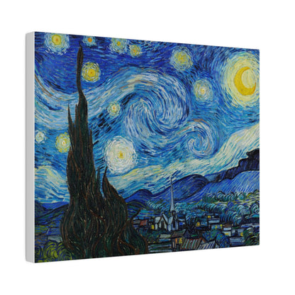 Vincent Van Gogh's The Starry Night (1889) - Matte Canvas, Stretched, 0.75"