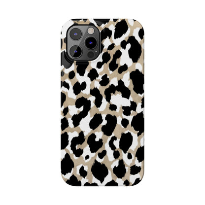 Savanna Noir Spots Slim iPhone Cases