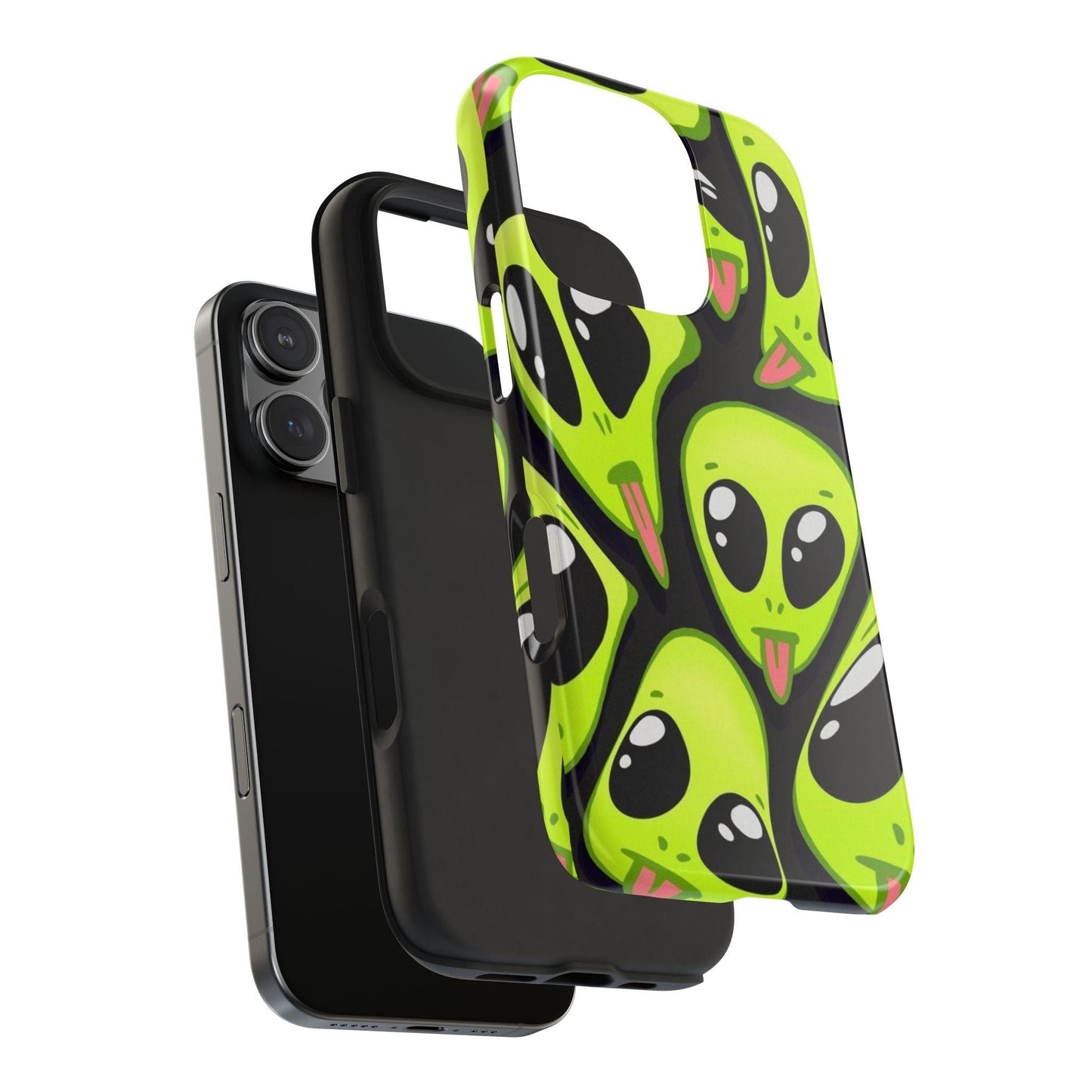 Alien Frenzy Tough iPhone Cases