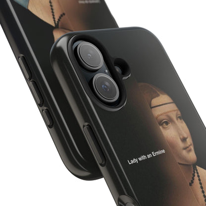 Da Vinci's Ermine Elegance Tough iPhone Cases