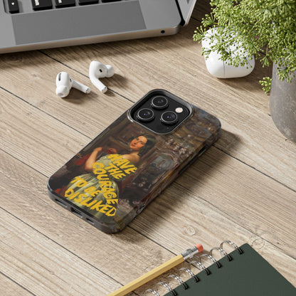 Victorian Art Twist - Have Courage - iPhone Cases