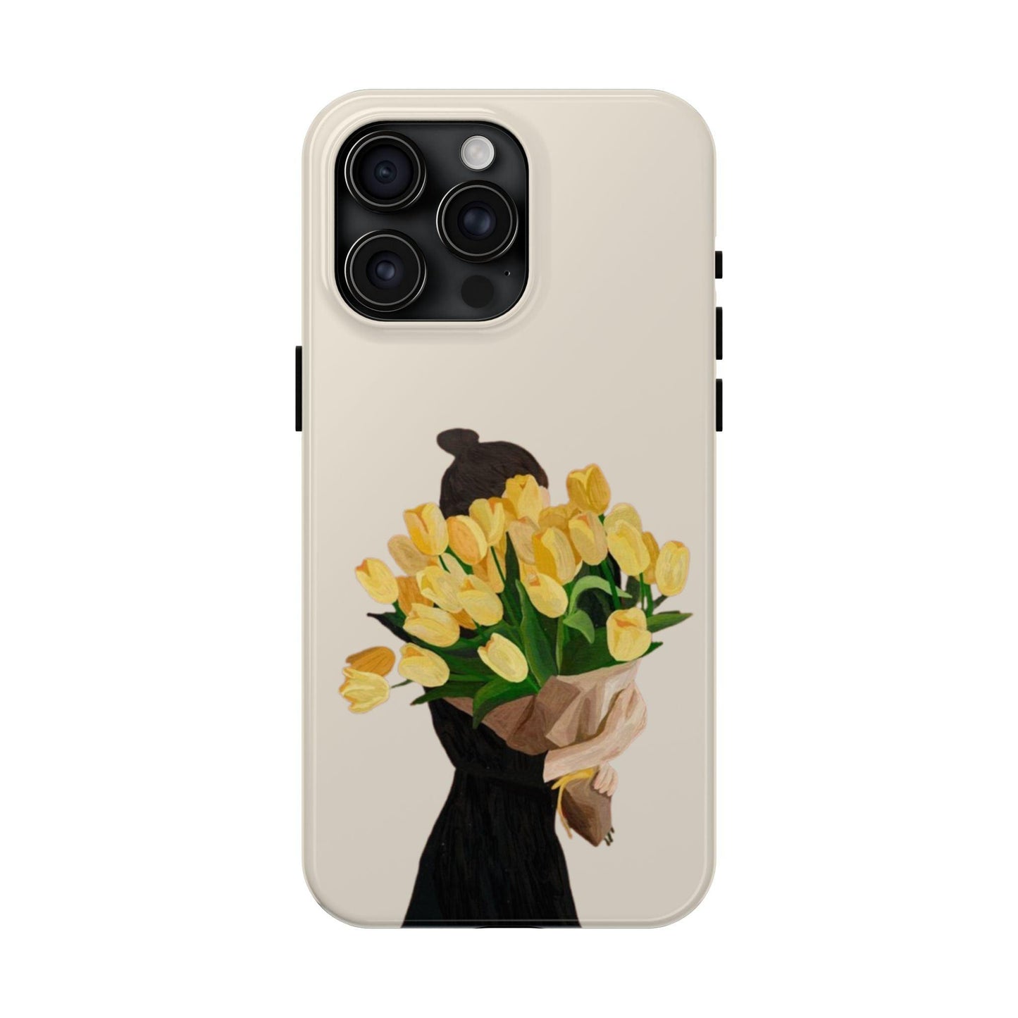 Golden Blooms: Femme Elegance Edition Tough Phone Cases