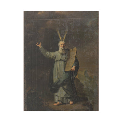 1803 Moses with the Tables of the Law by Pieter Gaal - Matte Canvas, Stretched, 0.75"