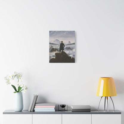 Wanderer above the Sea of Fog by Caspar David Friedrich - Matte Canvas, Stretched, 1.25"