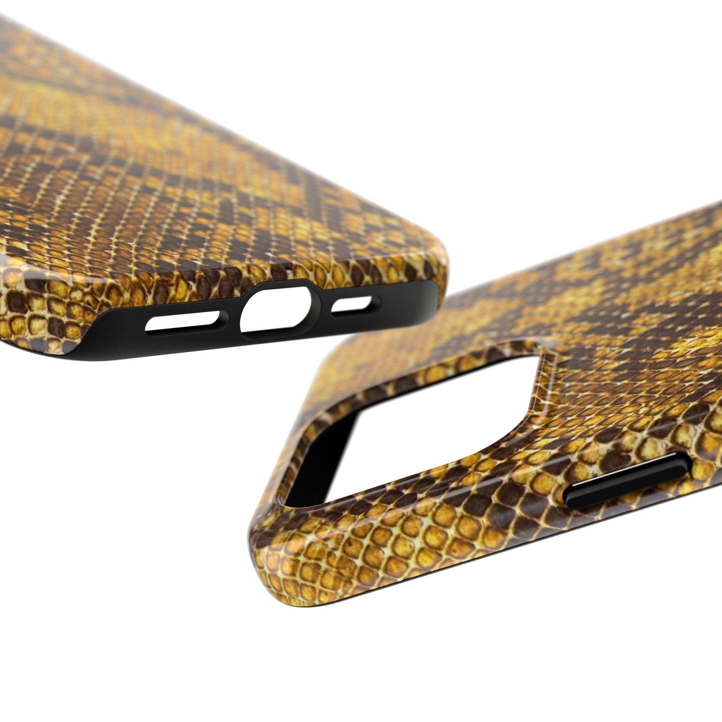 Golden Viper Scales Tough iPhone Cases