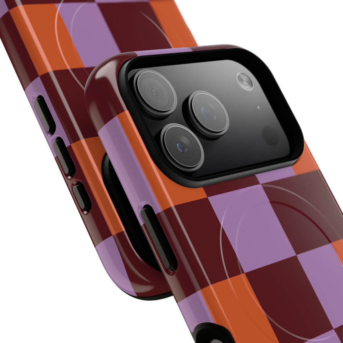 Plum Patchwork MagSafe Phone Case
