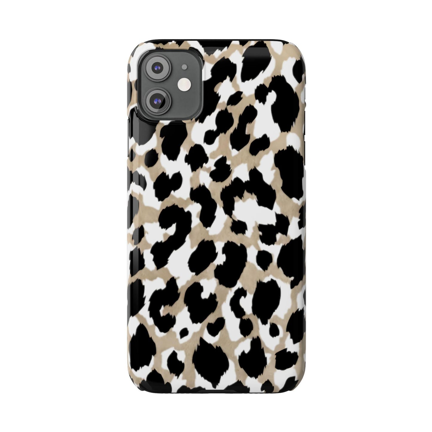 Savanna Noir Spots Slim iPhone Cases