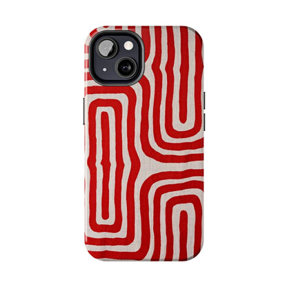 Scarlet Labyrinth Tough iPhone Cases