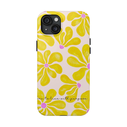 Sunshine Floral Tough iPhone Cases