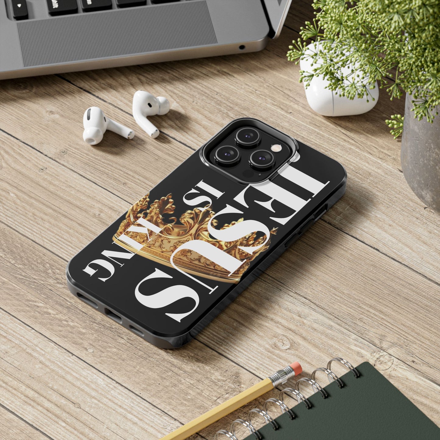 Jesus is King iPhone Cases