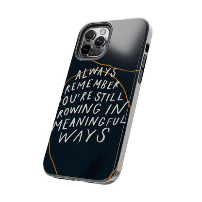 Always Growing Tough iPhone Cases