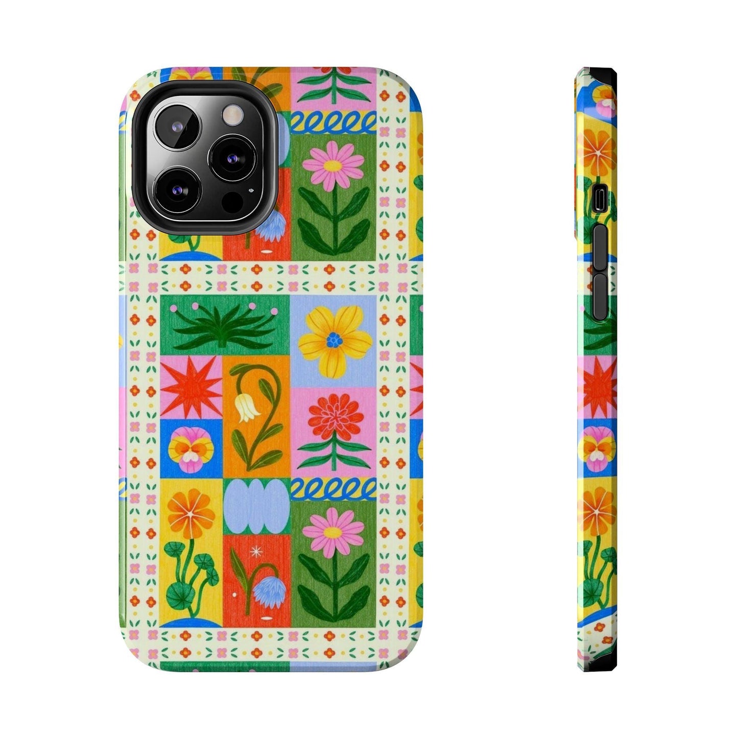 Flower Garden Paradise Tough iPhone Cases