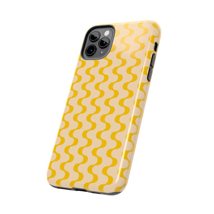 Yellow Dancing Dunes Tough iPhone Cases