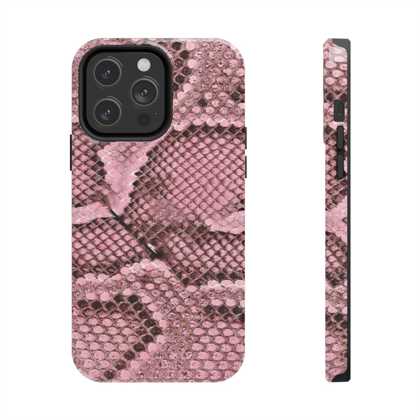 Pink Python Scales Tough iPhone Cases