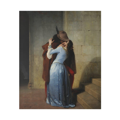 El Beso (Pinacoteca de Brera, Milán, 1859) - Matte Canvas, Stretched, 0.75"